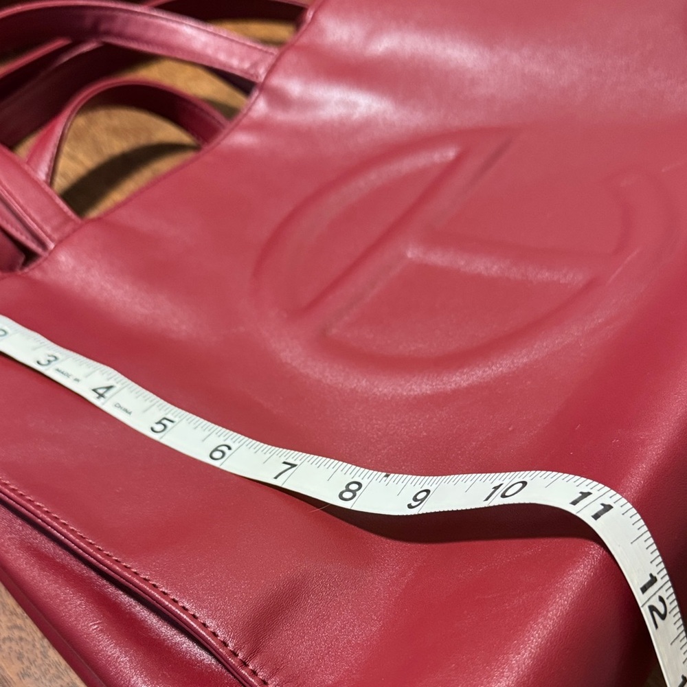 Telfar Deep Burgundy Vegan 2005 Tote Shopper - Picture 14 of 17